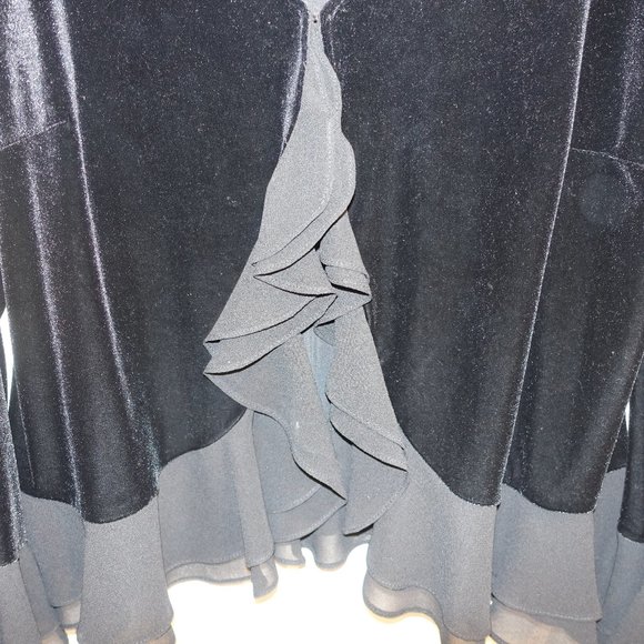 JR NITES WOMAN VELOUR TOP 18W - Picture 4 of 8